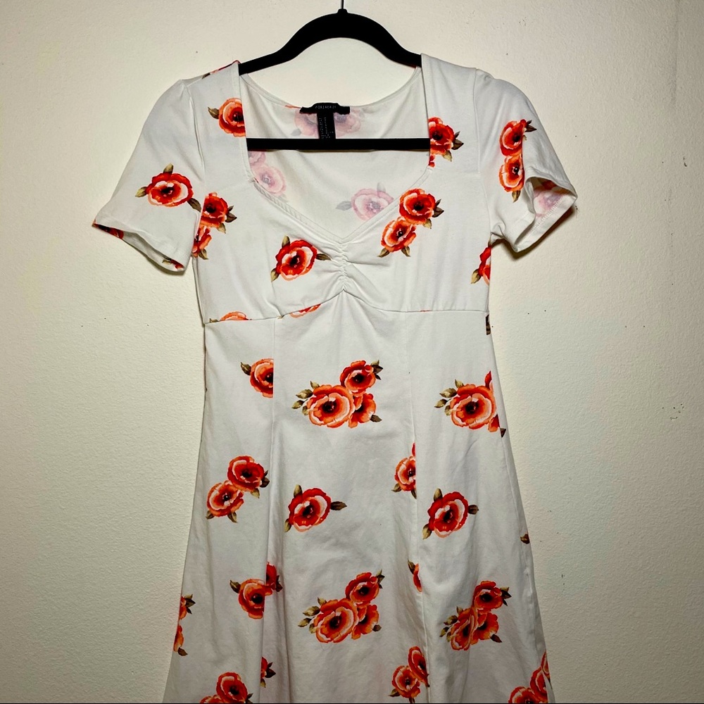 WHITE SUNDRESS SCRUNCHED